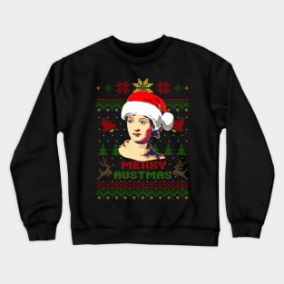 Jane Austin Merry Austmas Crewneck Sweatshirt